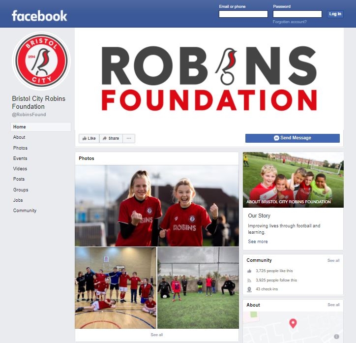 Facebook - Like our profile